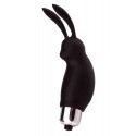 Mini Stimulateur Clitoridien Lapin Noir 1 dosette lubrifiant — Pocket Pleasure