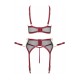 Ensemble Jarretelles 3 Pièces Look Bondage - Cottelli