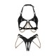 Anyya ensemble ouvert 2 pièces - Noir