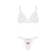 Weddya Bride ensemble de lingerie 3 pièces - Blanc