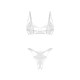 Luise Sublim ensemble ouvert 2 pièces - Blanc