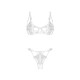Luise Sublim ensemble ouvert 2 pièces - Blanc