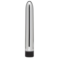Vibromasseur Classique argenté Dur Multi Vitesse - ZOD-004