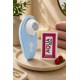 Vibromasseur bleu à langue vibrante pour cunnilingus - BOZ-005BLU