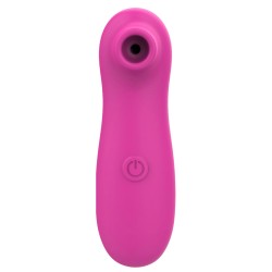 Stimulateur de clitoris par vibrations sur membrane rechargeable USB rose 10 Vitesses De Voyage - ZK003CPNK