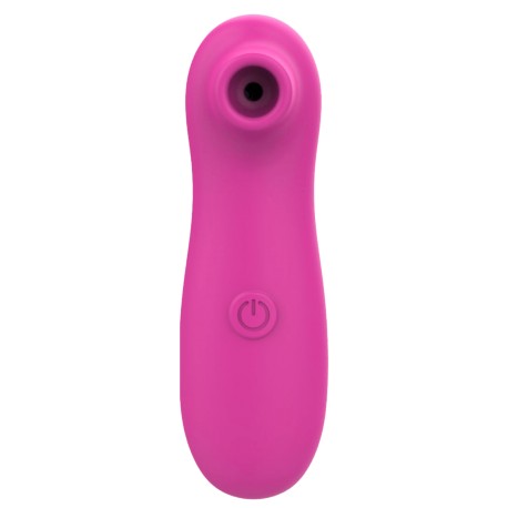 Stimulateur de clitoris par vibrations sur membrane rechargeable USB rose 10 Vitesses De Voyage - ZK003CPNK