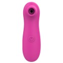 Stimulateur de clitoris par vibrations sur membrane rechargeable USB rose 10 Vitesses De Voyage - ZK003CPNK