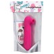 Stimulateur de clitoris par vibrations sur membrane rechargeable USB rose 10 Vitesses De Voyage - ZK003CPNK