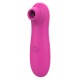 Stimulateur de clitoris par vibrations sur membrane rechargeable USB rose 10 Vitesses De Voyage - ZK003CPNK