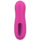 Stimulateur de clitoris par vibrations sur membrane rechargeable USB rose 10 Vitesses De Voyage - ZK003CPNK