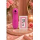 Stimulateur de clitoris par vibrations sur membrane rechargeable USB rose 10 Vitesses De Voyage - ZK003CPNK