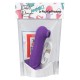 Vibromasseur par vibrations sur membrane rechargeable USB violet 10 vitesses de voyage - ZK003CPUR