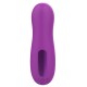 Vibromasseur par vibrations sur membrane rechargeable USB violet 10 vitesses de voyage - ZK003CPUR