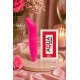 Vibromasseur Tête Incurvée Rose 1 dosette de lubrifiant — Pocket Pleasure