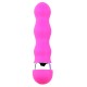 Mini Vibromasseur rose ondulés Pocket Pleasure 1 dosette de lubrifiant