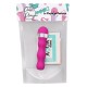Mini Vibromasseur rose ondulés Pocket Pleasure 1 dosette de lubrifiant