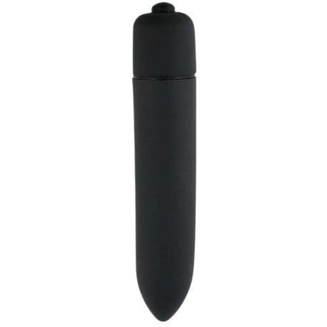 Mini Vibromasseur Bullet Noir 10 Vitesses 1 dosette de lubrifiant — Pocket Pleasure