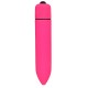 Mini Vibromasseur Bullet Rose 10 Vitesses 1 dosette de lubrifiant — Pocket Pleasure