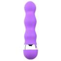 Mini Vibromasseur violet ondulés Pocket Pleasure 1 dosette de lubrifiant