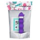 Mini Vibromasseur violet ondulés Pocket Pleasure 1 dosette de lubrifiant