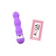 Mini Vibromasseur violet ondulés Pocket Pleasure 1 dosette de lubrifiant