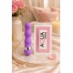 Mini Vibromasseur violet ondulés Pocket Pleasure 1 dosette de lubrifiant