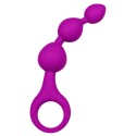 Chapelet Anal 3 Boules Fuchsia Silicone 1 dosette de lubrifiant — Pocket Pleasure