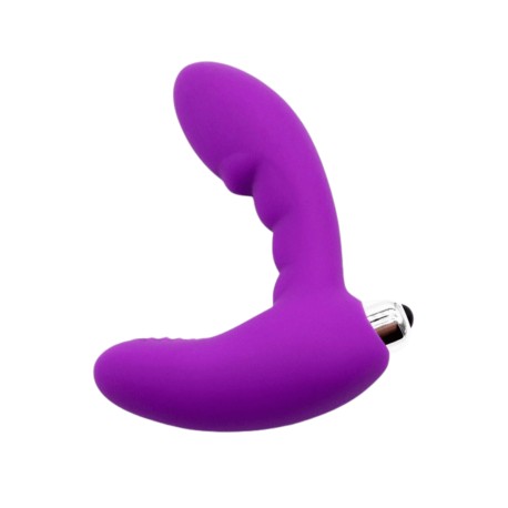 Vibromasseur anal violet stimulateur de prostate Pocket Pleasure 1 dosette lubrifiant