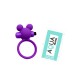 Anneau Vibrant Ourson Violet 1 dosette de lubrifiant — Pocket Pleasure