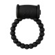 Cockring Vibrant Perlé Noir 1 dosette de lubrifiant — Pocket Pleasure