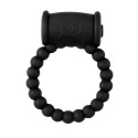 Cockring Vibrant Perlé Noir 1 dosette de lubrifiant — Pocket Pleasure