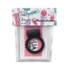Cockring Vibrant Perlé Noir 1 dosette de lubrifiant — Pocket Pleasure