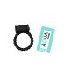 Cockring Vibrant Perlé Noir 1 dosette de lubrifiant — Pocket Pleasure
