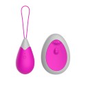 Œuf Vibrant Télécommandé 10 Modes Fuchsia 1 dosette de lubrifiant — Pocket Pleasure