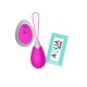 Œuf Vibrant Télécommandé 10 Modes Fuchsia 1 dosette de lubrifiant — Pocket Pleasure