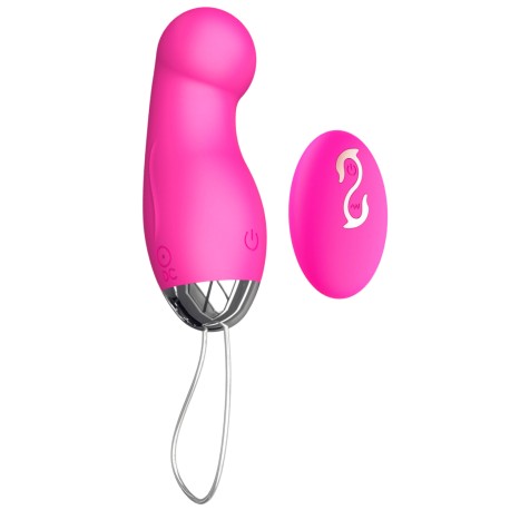 Œuf Vibrant Télécommandé 10 Modes Rose 1 dosette de lubrifiant — Pocket Pleasure