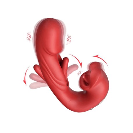 PARADISE — Vibromasseur avec Stimulateur de Clitoris | Coeur Ardent