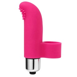 Doigt Chinois Vibrant Picots Rose 1 dosette de lubrifiant — Pocket Pleasure