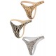 Lot de 3 strings invisibles à imprimés animaliers - Mapalé