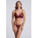 String bordeaux avec anneaux détachables - PM05GOPC-BRED