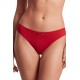 Culotte rouge en dentelle avec nœud en satin - PF09LRED