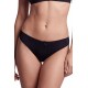 Culotte noire en dentelle avec nœud en satin - PF09LBLK