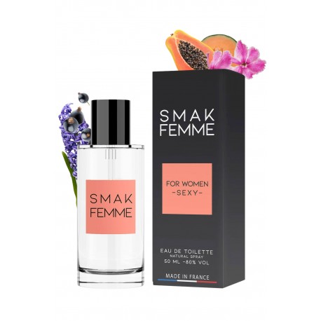 SMAK FEMME Eau de Toilette de Séduction pour Femme 50 ml - RUF