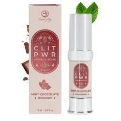 Baume stimulant chauffant pour clitoris Menthe Chocolat 15ml - SP3719