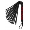 Fouet rouge et noir motif japonais 45 cm - Dreamy Festish