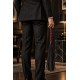 Fouet rouge et noir motif japonais 45 cm - Dreamy Festish