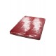 Drap de lit en vinyle rouge 200 x 230 cm 