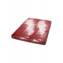 Drap de lit en vinyle rouge 200 x 230 cm 