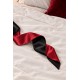 Bandeau satiné réversible rouge et noir, multi-usage - Dreamy Fetish