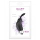 Stimulateur de clitoris vibrant noir rabbit